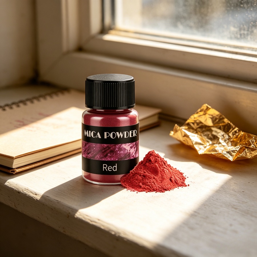 Oxide Pigment Soap - مسحوق الميكا الأحمر اللامع من LEQU