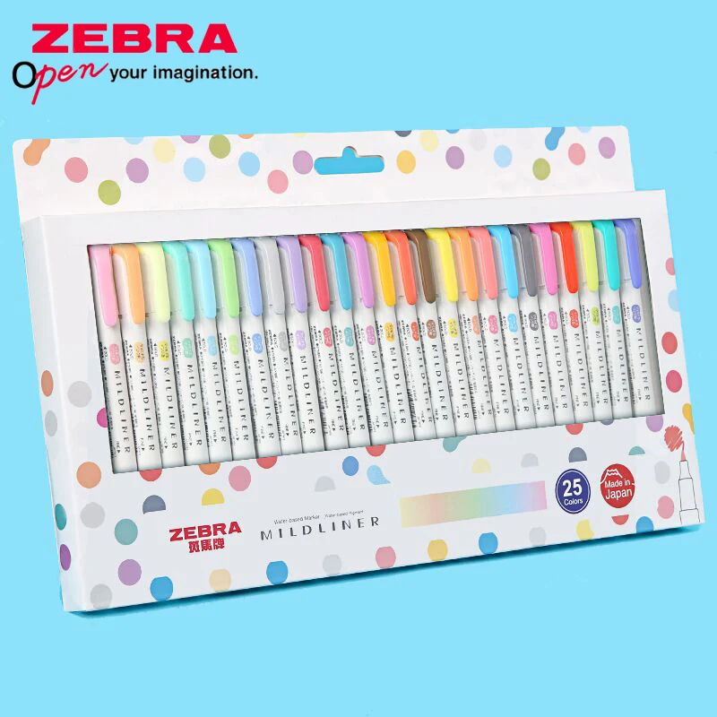 زيبرا-Mildliner قلم تمييز مجمو - مراجعة Zebra Pen Mildliner وسعره