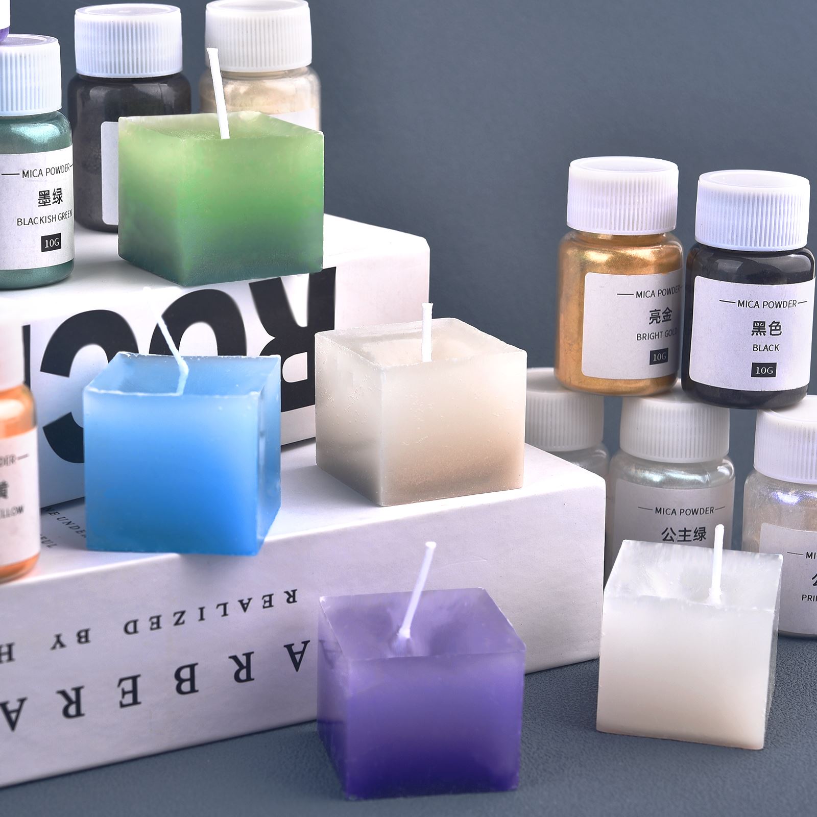 10 جرام بيرليسسينت مسحوق الميك - مراجعة Oxide Pigment Soap وسعره