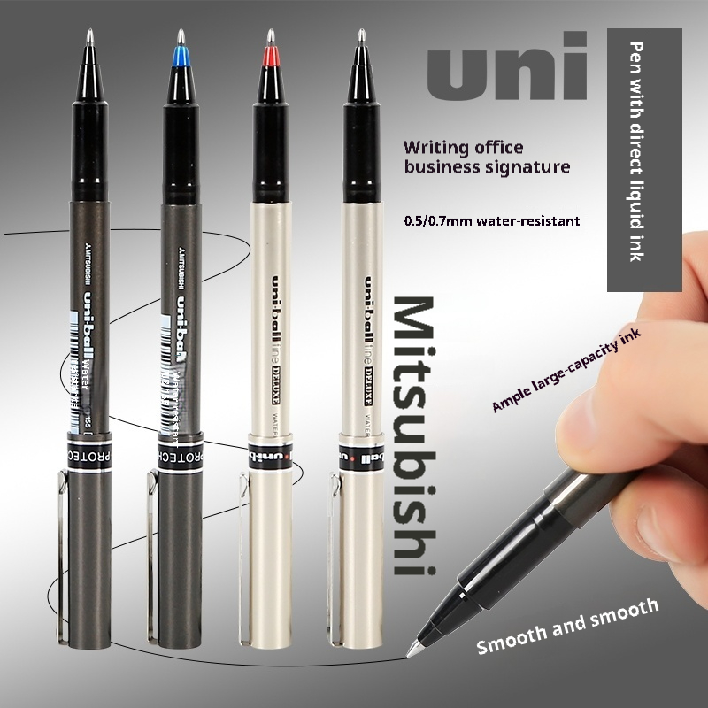 قلم ميتسوبيشي Uniball UB150/UB - مراجعة Pentel Pen Energel وسعره